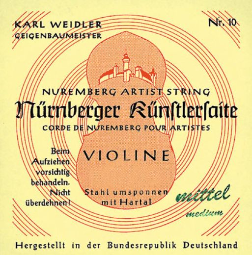 NÜRNBERGER KÜNSTLER E Saite für Violine / Geige
